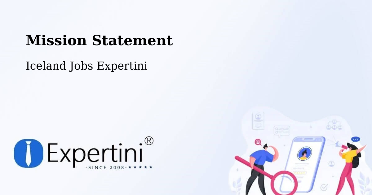 Corporate Mission – Stykkishólmur - Iceland Jobs Expertini
